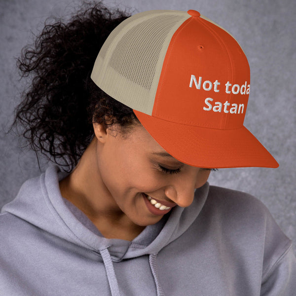 Trust God Trucker Cap White Letters