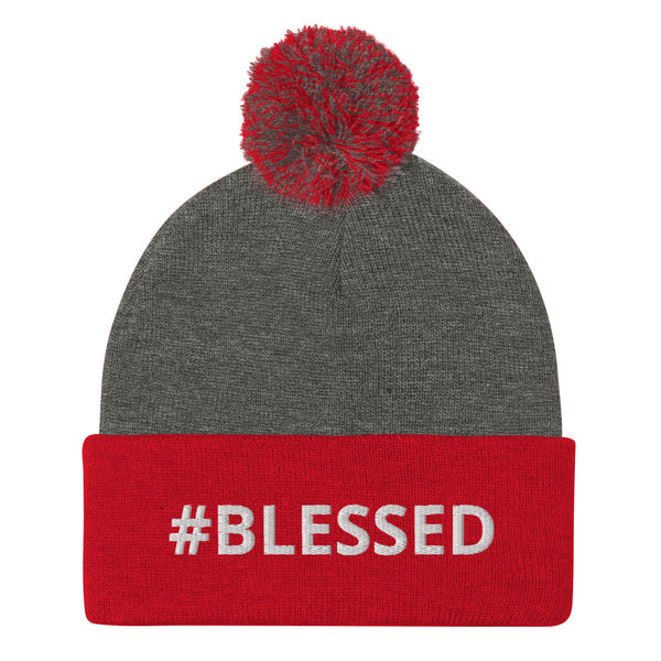 #BLESSED Pom-Pom Beanie