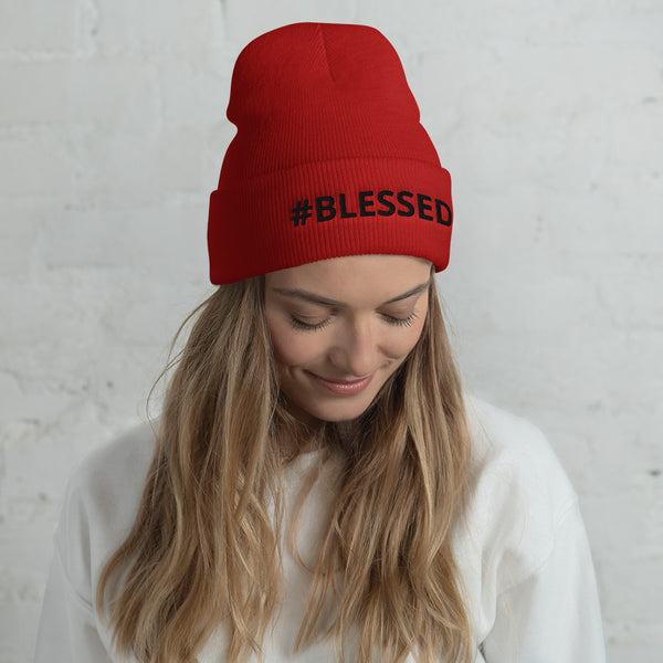 #BLESSED Cuffed Beanie