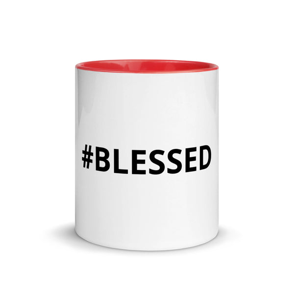 #BLESSED Mug with Color Inside