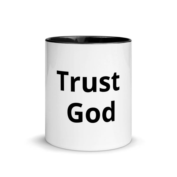 Trust God Mug with Color Inside