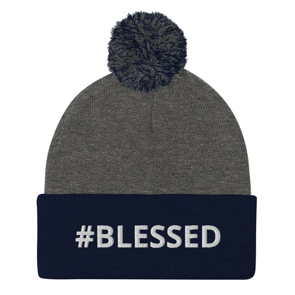 #BLESSED Pom-Pom Beanie