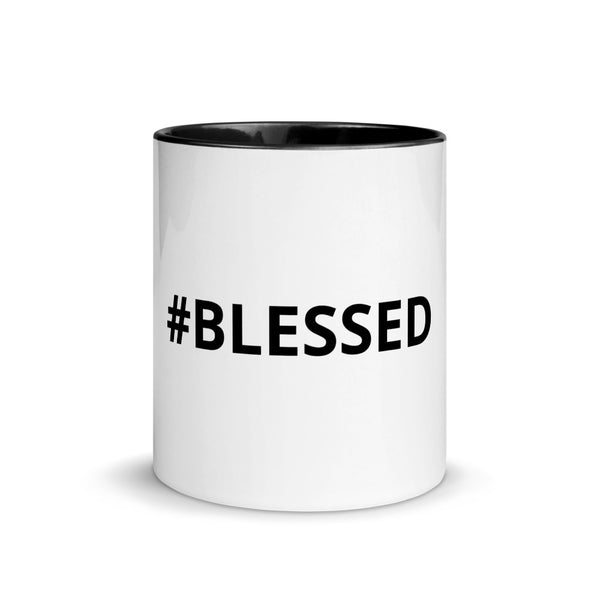 #BLESSED Mug with Color Inside