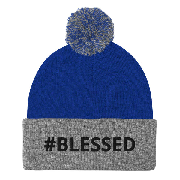 #BLESSED Pom-Pom Beanie