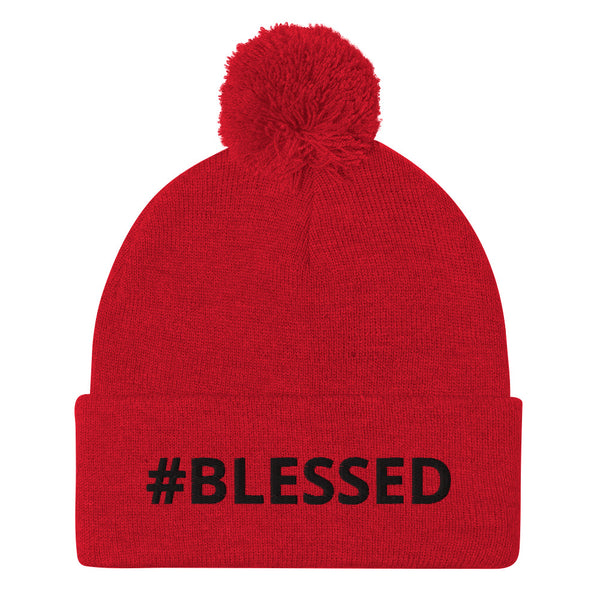 #BLESSED Pom-Pom Beanie