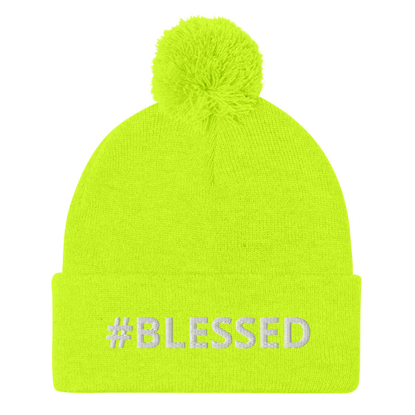 #BLESSED Pom-Pom Beanie