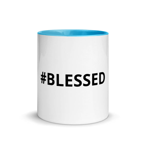 #BLESSED Mug with Color Inside