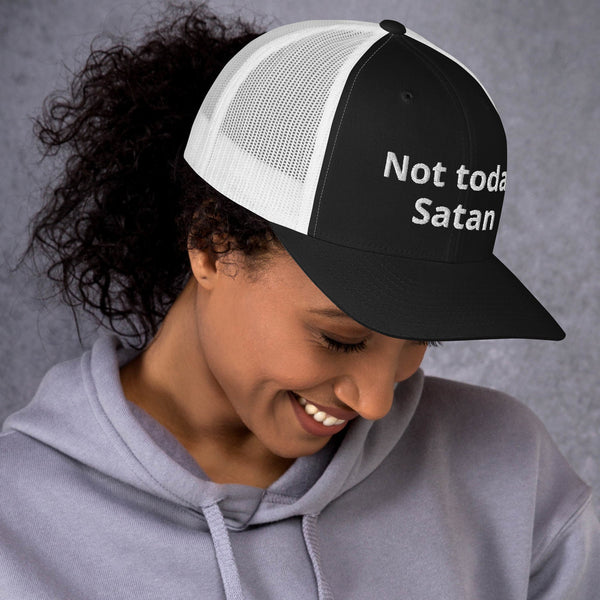 Trust God Trucker Cap White Letters