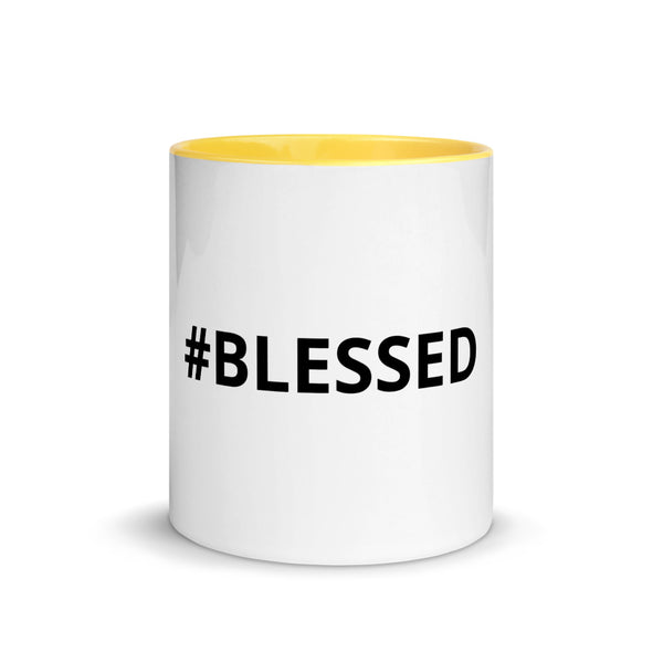 #BLESSED Mug with Color Inside