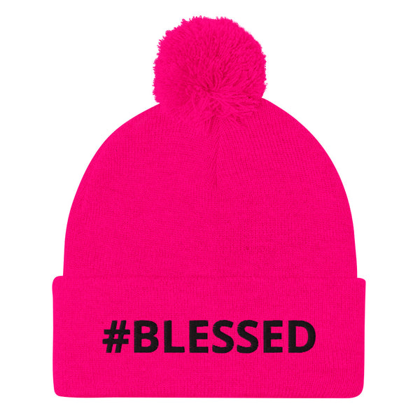 #BLESSED Pom-Pom Beanie