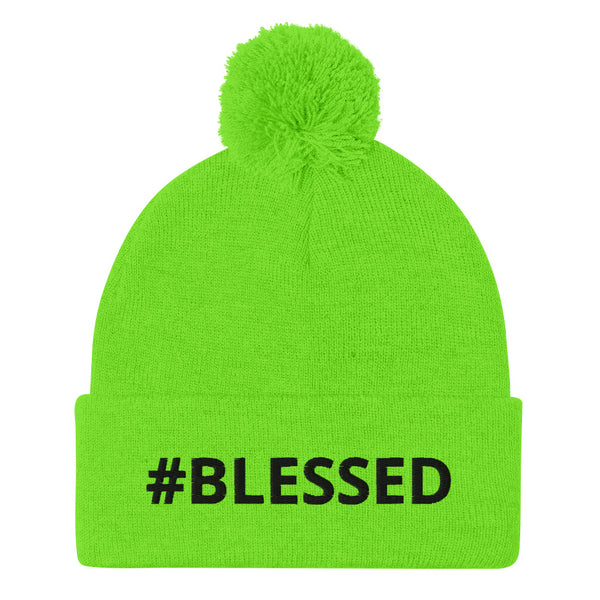 #BLESSED Pom-Pom Beanie