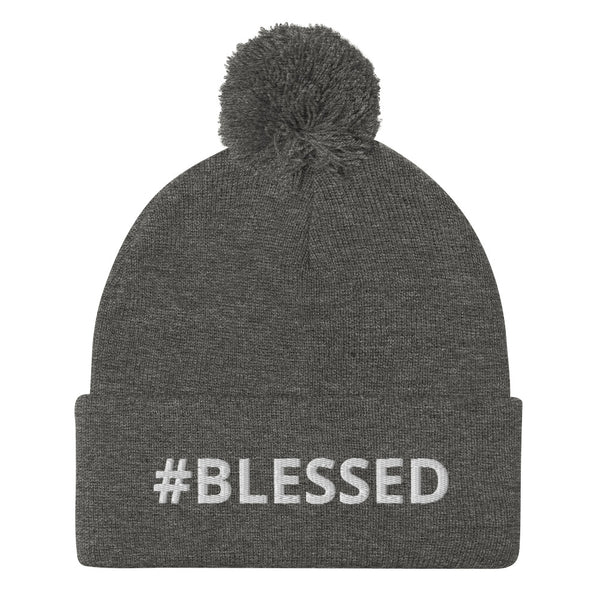 #BLESSED Pom-Pom Beanie